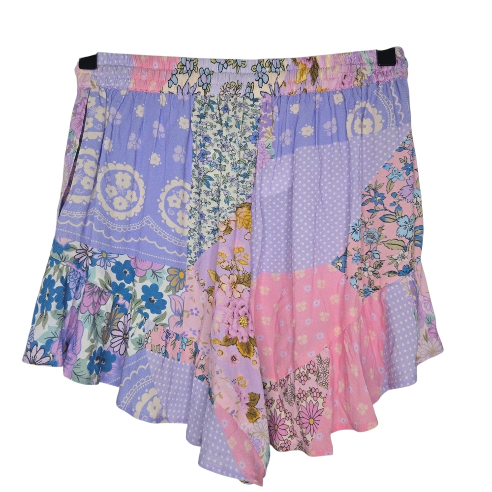 SPELL Womens Boho Colorful Patchwork Jacaranda Ch… - image 2